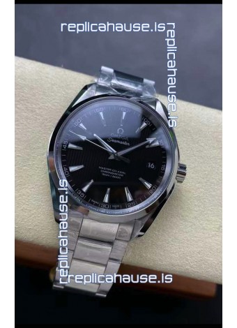 Omega Aqua Terra 150M Black Dial 904L Steel Casing Steel Hands 1:1 Mirror Replica 41MM 