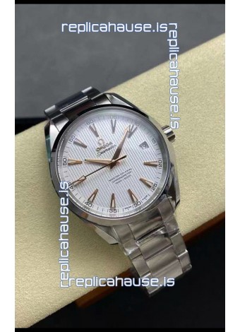 Omega Aqua Terra 150M White Dial 904L Steel Casing White Dial 1:1 Mirror Replica 41MM 
