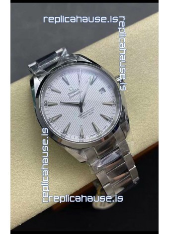 Omega Aqua Terra 150M White Dial 904L Steel Casing White Dial 1:1 Mirror Replica 41MM 