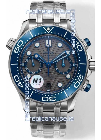 Omega Seamaster Co-Axial Master Chronograph Stainless Steel Grey Dial 44MM 1:1 Mirror Replica
