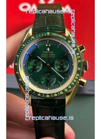 Omega Speedmaster Moonwatch Co-Axial Chronograph Green Dial 42MM 1:1 Mirror Replica Watch