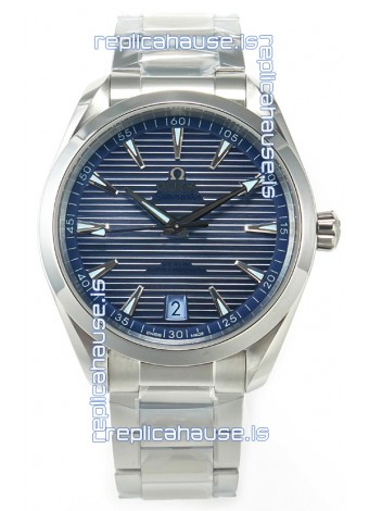Omega Aqua Terra 150M Summer Blue Dial 904L Steel Casing 1:1 Mirror Replica 41MM 