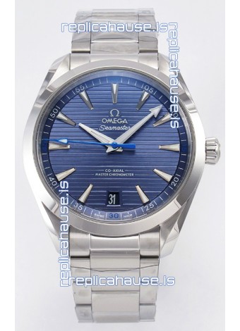 Omega Aqua Terra 150M Blue Dial 904L Steel Casing 1:1 Mirror Replica 41MM 