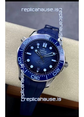Omega Seamaster 300M Summer Blue Swiss 904L Steel 1:1 Mirror Replica Watch