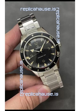 Omega Seamaster 300 Black Dial 1:1 Mirror Swiss Replica Watch