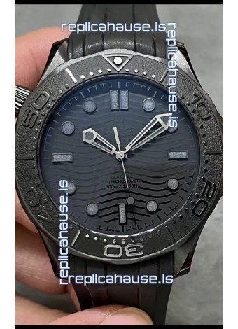 Omega Seamaster 300M "Black Black" Ceramic Case Swiss 1:1 Mirror Replica Watch