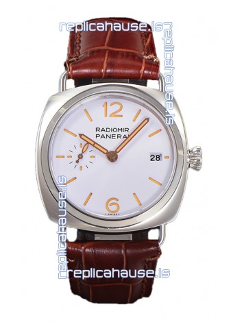 Panerai Radiomir PAM1292 Quaranta 40MM 904L Steel White Dial Watch in 1:1 Mirror Replica 