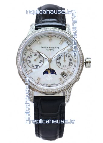 Patek Philippe Grand Complications Ladies First Perpetual Calendaer Steel Case Swiss Replica Watch