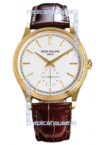 Patek Philippe Calatrava 6119G Yellow Gold Casing Watch 1:1 Mirror Replica Watch 