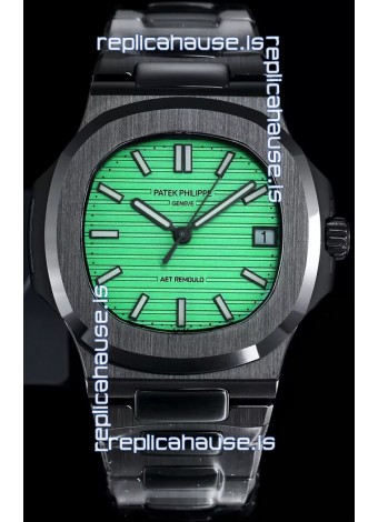 Patek Philippe Nautilus 5711 AET Remould Black Ceramic Edition Green Dial Swiss Replica Watch