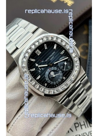 Patek Philippe Nautilus 5712G 1:1 Quality Swiss Replica Watch in Blue Dial
