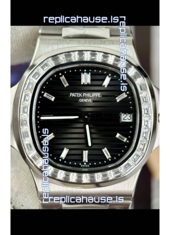 Patek Philippe Nautilus 5711/1A-014 1:1 Mirror Swiss Replica Watch in Brown Dial