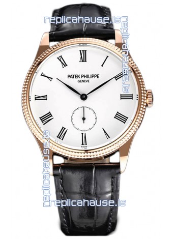 Patek Philippe Calatrava 5119G Rose Gold Casing 1:1 Mirror Replica Watch 