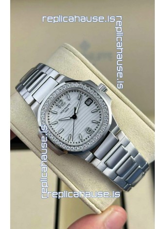 Patek Philippe Nautilus Super Clone 7010 32MM 1:1 Mirror Replica Steel Dial 