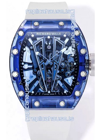 Richard Mille RM27-03 Sapphire Casing with Genuine Tourbillon Movement 1:1 Ultimate Replica