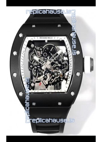 Richard Mille Super Clone RM055 Ceramic Casing with Genuine Tourbillon Watch 