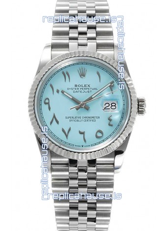 Rolex Datejust M126234 36MM ETA3235 Tiffany Blue Dial - 904L Steel Casing 