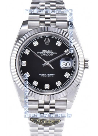 Rolex Datejust 126334 41MM ETA3235 72 Hours Power Black Dial Jubilee 1:1 Mirror Replica