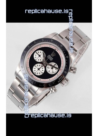 Rolex Daytona Super Clone BLAKEN Paul Newman Black Dial Swiss Replica Watch - 4130 Movement
