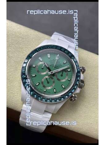 Rolex Daytona AET Remould Pink Dial Full Ceramic Strap Watch in Cal.4130 Movement