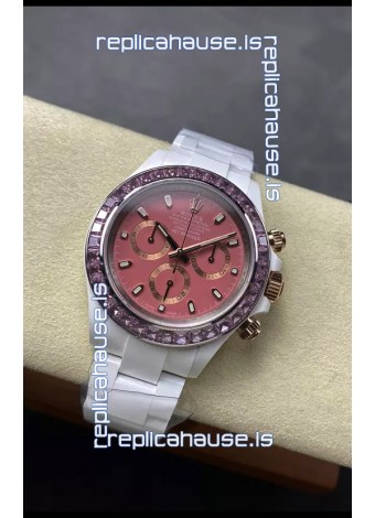 Rolex Daytona AET Remould Dark Green Dial Full Ceramic Strap Watch in Cal.4130 Movement