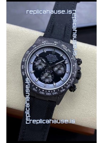 Rolex Daytona DiW All Black Edition Watch - Forged Cabon Casing 1:1 Mirror Replica