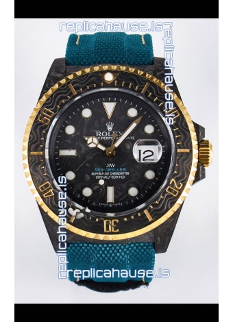 Rolex GMT Masters II Super Clone DiW Edition Swiss Replica Lightweight Carbon Casing Watch 