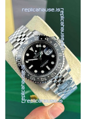 Rolex GMT Masters II 126710GRNR "Bruce Wayne" 904L Jubilee Strap Steel Swiss Replica Watch 