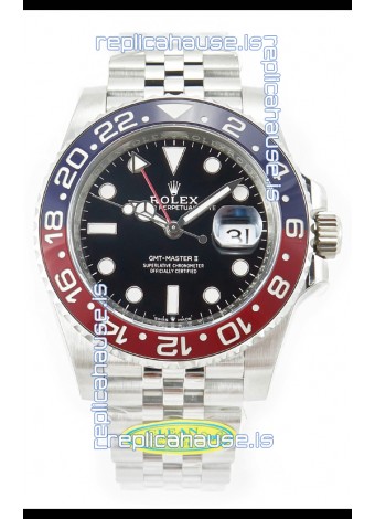 Rolex GMT Masters II 126710BLRO Cal.3285 72 Hours Power Jubilee Strap Swiss Replica 904L Steel 