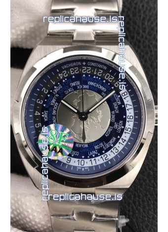 Vacheron Constantin Overseas World Time Edition Blue Dial Swiss Replica Watch 