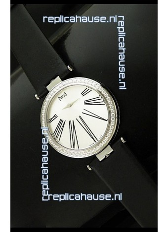 Piaget Altiplano Duo Dual Swiss Ladies Watch with Diamonds Bezel