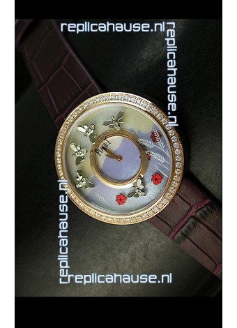 Piaget Altiplano Ultra-Thin Swiss Quartz Movement Ladies watch with Brown Strap
