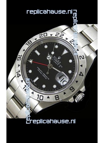 Rolex Explorer II Japanese Replica Automatic Watch in Black Dial