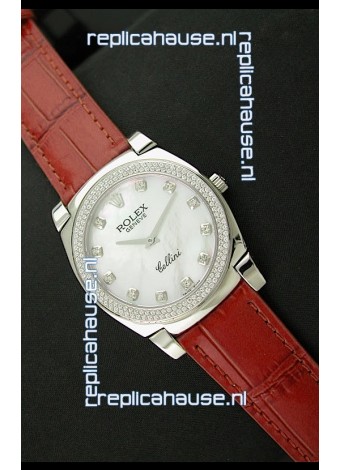 Rolex Cellini Japanese Replica Watch in Diamond Hour Markers
