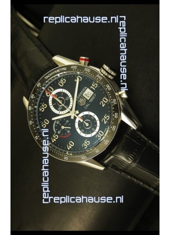 Tag Heuer Carrera Calibre 1887 Black Dial Watch - 1:1 Mirror Replica 