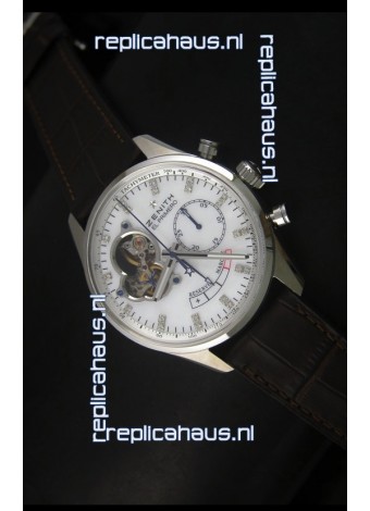 Zenith El Primero Chronomaster Handwind Power Reserve 42MM Replica Watch White Dial