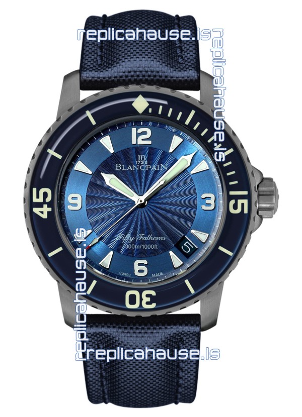 Blancpain Fifty Fathoms Automatique Titanium Edition Swiss Replica Watch in 1 1 Mirror Quality