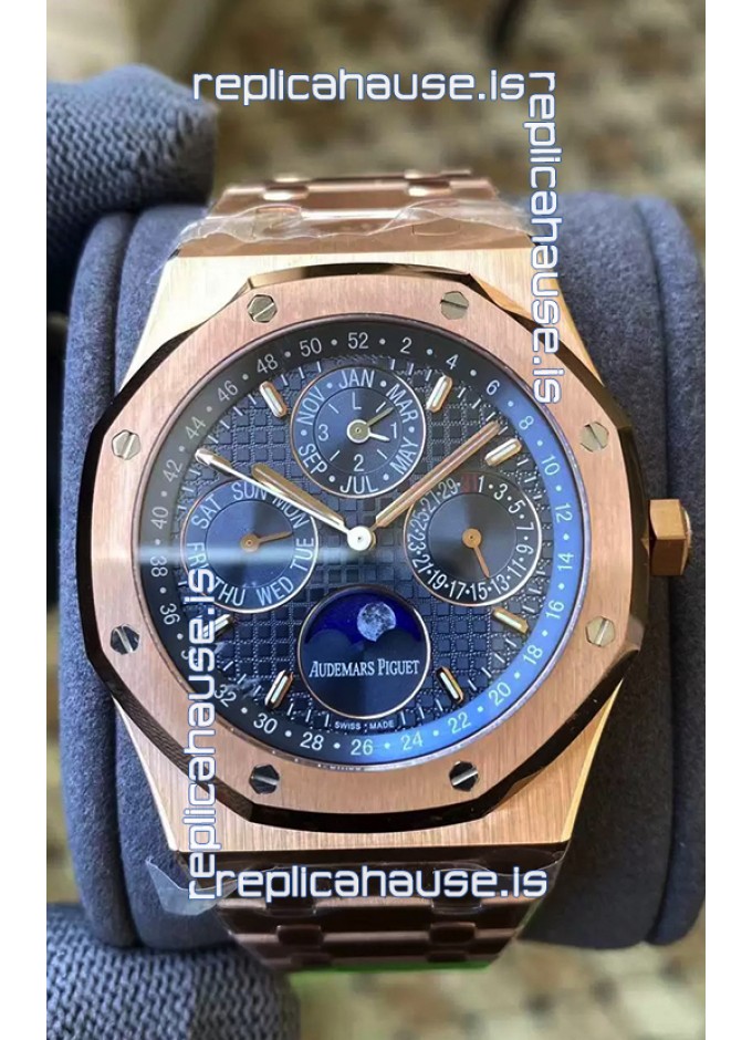 Audemars piguet royal oak rose gold replica clearance