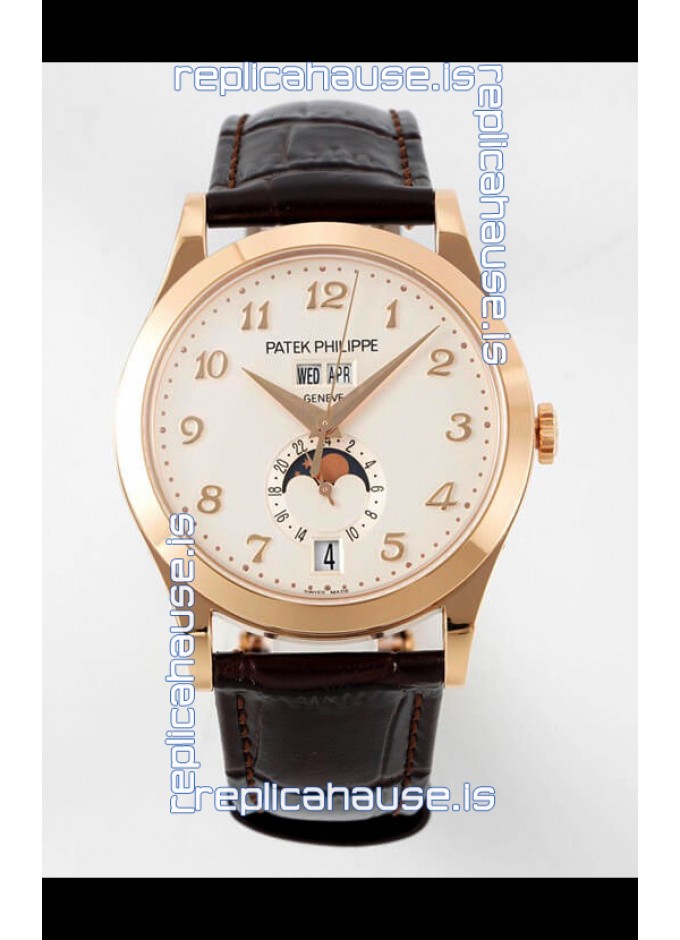 Patek Philippe Annual Calendar 5396R 012 Complications Swiss Replica Watch in White Dial