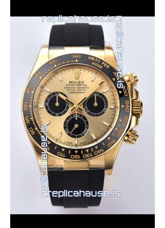Rolex Cosmograph Daytona M116518LN 0048 Yellow Gold Original Cal.4131 Movement 904L Steel Watch