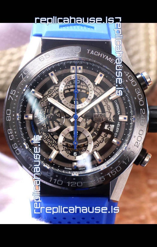 Tag heuer carrera 01 blue new arrivals