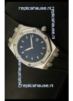Audemars Piguet Royal Oak Ladies Quartz Replica Watch in Steel Case