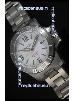 Ball Hydrocarbon Spacemaster Automatic Replica Watch in White Dial - Original Citizen Movement 