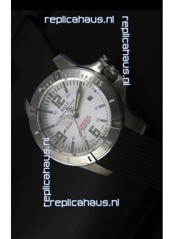 Ball Hydrocarbon Spacemaster Automatic Rubber Strap in White Dial - Original Citizen Movement 
