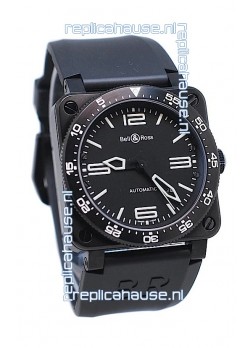 Bell and Ross BR 03 Type Aviation Carbon Swiss Automatic Watch