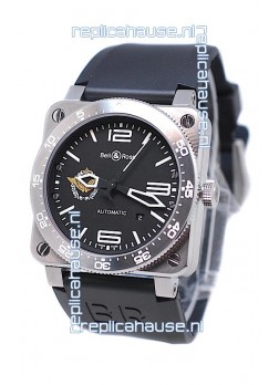 Bell and Ross BR 03 Type Aviation Brushed Steel Swiss Automatic Watch
