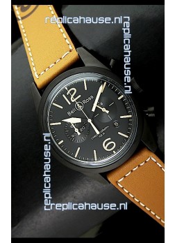Bell and Ross BR126 Vintage Swiss Quartz Watch in PVD Casing