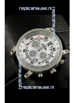B.R.M.0011G6 Japanese Replica Quartz Watch in White Dial