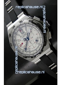 Bvlgari Diagono Professional Swiss Replica Watch in White Dial