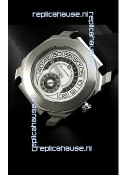 Bvlgari Gerald Genta Swiss Replica Watch in White Dial